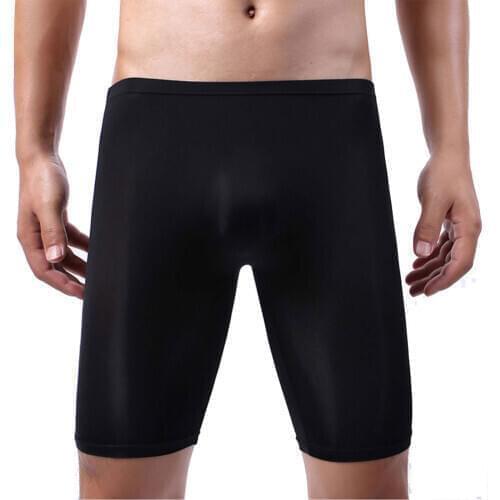 ZDHoor Men Underpants Boxers Breathable Man Boxer Solid Gay Sexy Underwear Stretchy Shorts Elastic Waistband Boxer Mens Panties