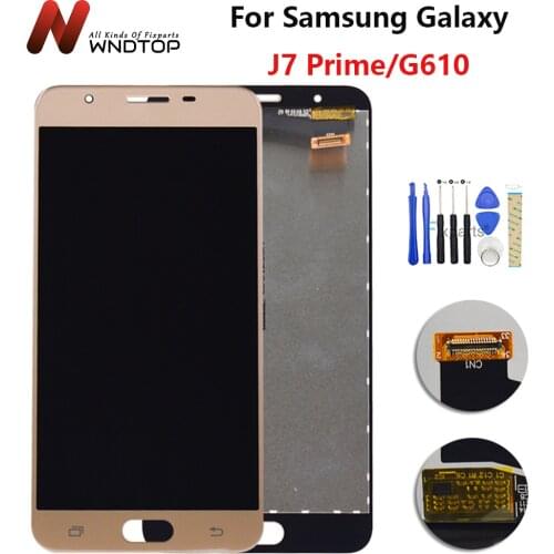 For SAMSUNG Galaxy J7 Prime G610 LCD G610F Display Touch Screen Digitizer Assembly Parts 5.5" For SAMSUNG J7 Prime G610 LCD