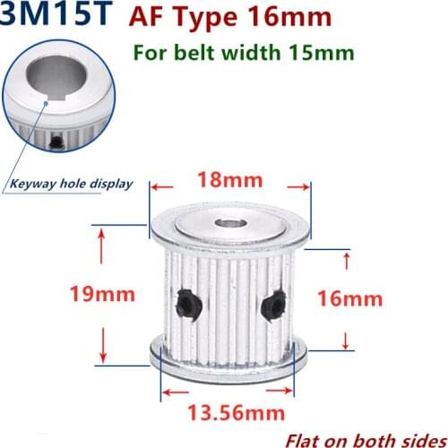 Arc 15 Teeth HTD 3M Timing Pulley Bore 4-8mm for Width 15mm 3M Synchronous Belt HTD3M pulley gear wheel 15T 15Teeth