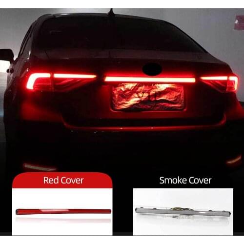 1PCS Reflector Car Rear Bumper Tail Light LED Rear Fog Lamp Brake Light Dynamic Turn Signal For Toyota Corolla 2019 2020
