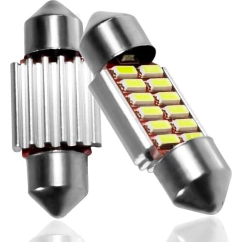 1pcs Car LED Light Bulbs 31MM 12V 2W 6500K 180LM Interior Car Reading Light Doom Lamps Car Working Light Lamp