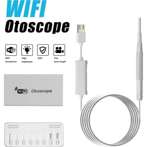3.9mm 3IN1USB/WIFI Visual Earpick Endoscope 720P HD Cleaning Eandoscope Ear Camera Otoscope