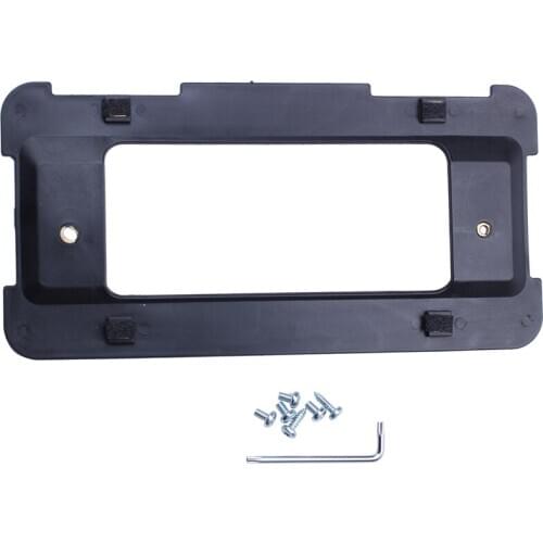 AU05 -Rear Bumper License Plate Bracket Mount Frame Tag Holder Base with Screws & Wrench Compatible for Bmw 1/2/3/4/5 Series X5