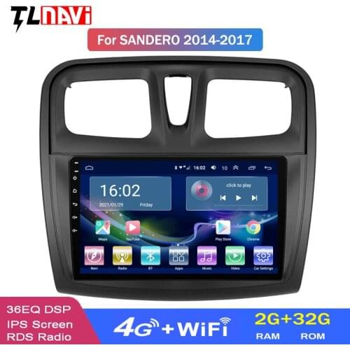 4G LTE 2G RAM 9 inch For Renault Logan 2 2012 2019 Sandero 2 2014 2019 Symbol Car Radio Multimedia Video Player Navigation GPS