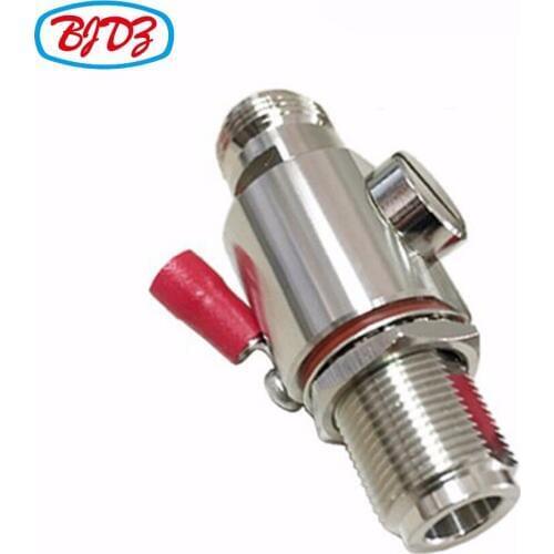 Free Shipping 1pcs 0-6Ghz Lightning protector with N female to N female connector N Female To female Arrester Lightning Arrester