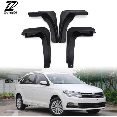 ZD Car Front Rear Mudguards For Volkswagen VW Santana 2013 2014 2015 Accessories Mudflaps Car-styling Fenders 1Set Splash Guards