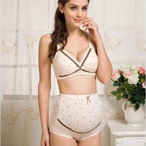 No Rims Nursing Maternity Bra Clothing Cotton Breastfeeding Bra For Pregnant Women Pregnancy Breast One Size Sleep Underwear