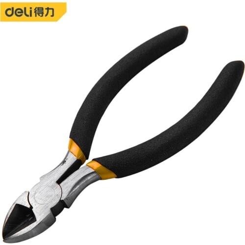 Deli 5 Inch Diagonal Wire Cutter Pliers Electricity Cable Cutting Tool Electrican Work Diagonal Pliers Electrical Repair Tool