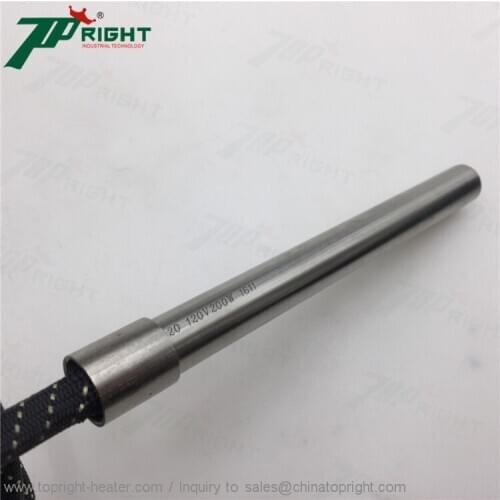 Dia.12x100mm single tube electric cartridge heater for rosin press