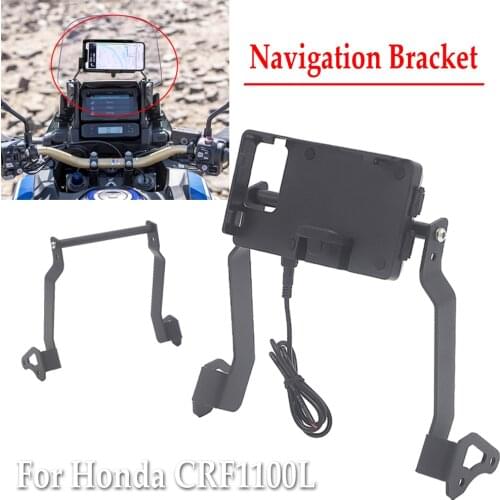 For HONDA CRF 1100L Africa Twin Adventure sports CRF1100L Motorcycle Accessories Stand Holder Phone GPS Navigaton Plate Bracket