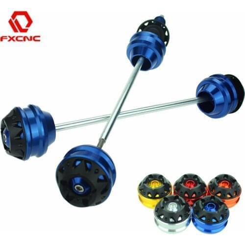 For Yamaha YZF R3 R25 MT03 MT 03 MT-03 YZF-R3 YZF-R25 YZFR3 YZFR25 2015-2020 Front Rear Wheel Fork Axle Slider Crash Protector