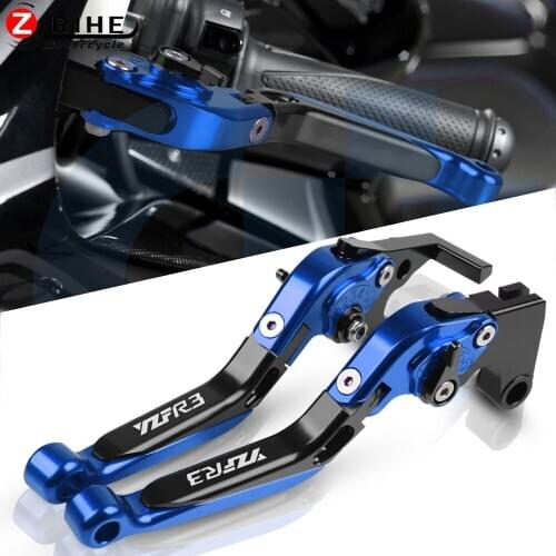 For YAMAHA YZF R3 YZFR3 YZF-R3 2015 2016-2017 Motorcycle Accessories Adjustable Folding Extendable Brake Clutch Levers Motorbike