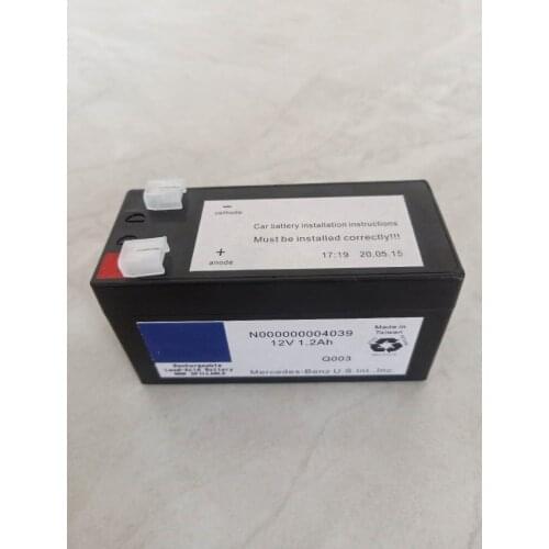 QDAEROHIVE auxiliary battery 12V 1.2Ah FOR Mercedes-Benz W221 W212 W164 OEM A000000004039 S300 S350 S400 C200 E200 E260 E300L