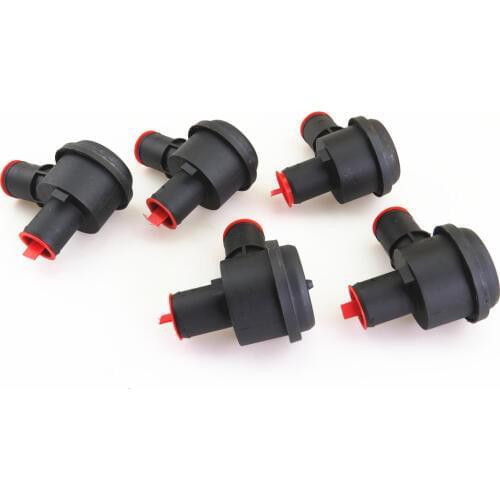 FHAWKEYEQ 5 Pcs 1.8 Turbo Overflow Cut-Off Diverter Valve For VW GTI Jetta MK4 Golf Beetle Passat A4 TT A6 06A145710P 06A145710N