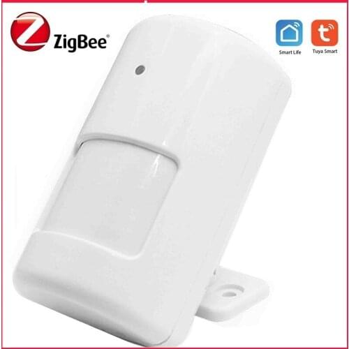 Tuya Zigbee PIR Motion Sensor Detector Infrared Movement Sensor alarm For Smart Life APP Home Security Works With Zigbee Gateway