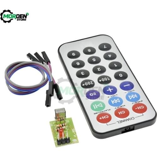 1 Set HX1838 Infrared Remote Control Module Wireless IR Receiver Module DIY Kit HX1838 Set for Arduino Raspberry Pi