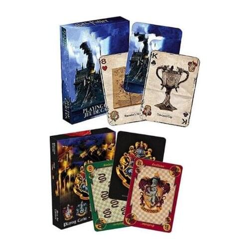 Harri Playing Game Cards House Potters Collection Badges Symbols Castle Crests 2 Patterns English Logo magic Kid Toy