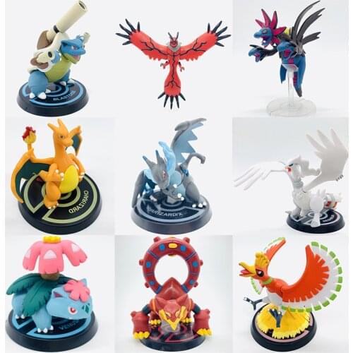 Cool Anime Figures Hydreigon Mewtwo Charizard Venusaur Yveltal Volcanion Xerneas Reshiram Pokemons Action Figure Model Kids Gift