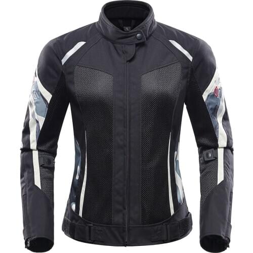 Motorcycle female jacket motobike riding jacket windproof protective armor clothing For R1 R6 R125 R15 FZ16 FZ1 MT09 MT07 FZ6