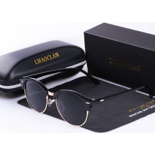 LMAOCLAN Women's Sunglasses Round