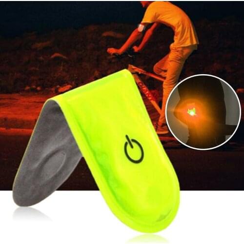 1PCS Night Running Reflector Magnetic Clip On Strobe Bike Cycling For Riding Design AD-Outdoor Sports LED Safety Walking