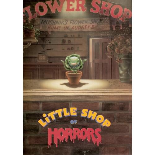 Little Shop of Horrors Vintage Movie Art print Silk poster Home Wall Decor