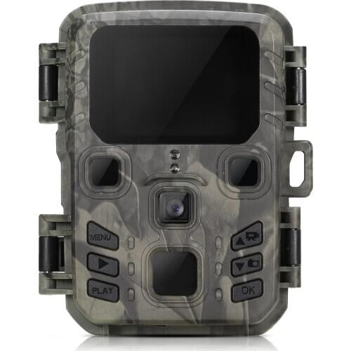 Mini Trail Camera 12MP 1080P Hunting Game Motion Activated Outdoor Wildlife Scouting Camera IP65 Waterproof Trail Camera