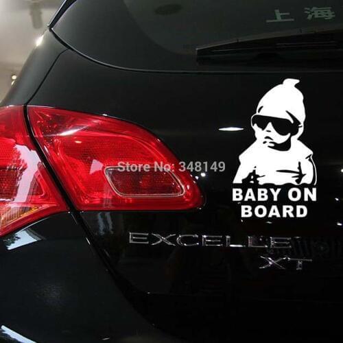Aliauto Baby on Board Car Stickers And Decal for Toyota Chevrolet Cruze Volkswagen Golf Polo skoda Kia Lada Mazda Renault Opel