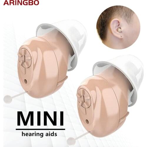 Invisible Hearing Aid Ear Hearing Device CIC Hearing Aid Mini Sound Amplifier Hearing Aids Hearing Amplifier for The Elderly