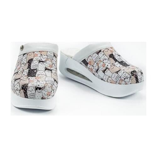 ORTHOPEDIC SABO SLIPPERS DOCTOR NURSE HOSPITAL ASCI SLIPPERS VERY YAWRU KÖPEKLİ PATTERN