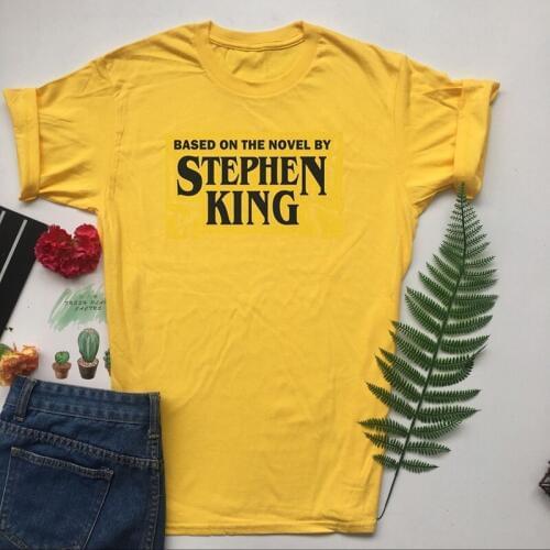 Based on the Novel by Stephen King T Shirt - Horror Shirt / Fashion / Halloween Shirt / Losers Club / Vintage Shirt / Horror Fan