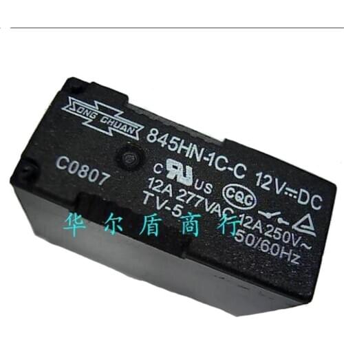 12V relay 845HN-1C-C 845HN1CC 845HN 1C C 12VDC DC12V 12V