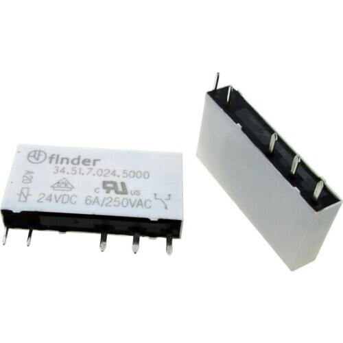24V relay 34.51.7.024.5000 24VDC DC24V 24V 6A 5PIN
