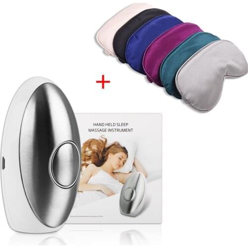 USB Handheld Sleep Aid Device Insomnia Microcurrent Sleep Aid Instrument Holding Stress Relief improve Sleep Quality Health Care