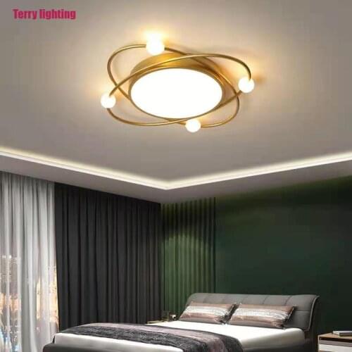 Modern LED master bedroom ceiling light personality creative Nordic lamp simple design study light