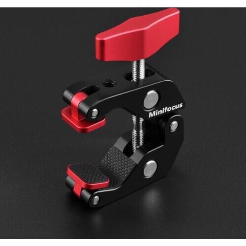 Super Clamp Crab Pliers Clip w/1/4 3/8 Thread for Camera tripod Pole Rod Lights Umbrellas Hooks Shelves Plate Glass Cross Bars