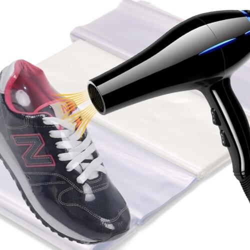 50/200pcs Heat Shrinkable Film Shoes Bag Transparent Sealing Film Dustproof Air Condition Remote Control Waterproof Storage Bag