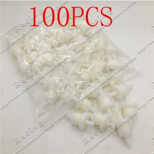 100X UNIVERSAL Plastic Inline Fuel Gas Filters Gas Fuel Filter 50 90 110 150 250 Chinese SCOOTER Go Kart ATV ROKETA TAOTAO SUNL