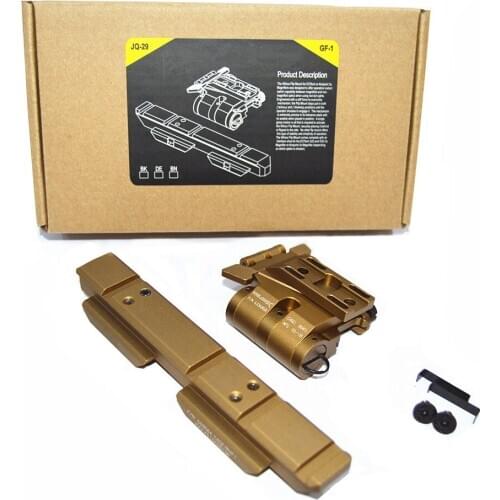 High Quality G33 Magnifier Flip Mounts QD Flip-To-Side for EOT G23 G33 3X Magnifier w/ 5/8" Riser fits 20mm Picatinny Rail