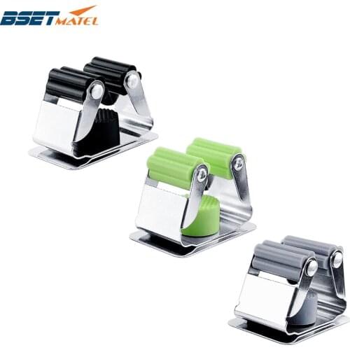 Stainless Steel Fishing Rod Clips Club Positioning Clamps Holder Accessories Fixing Rack Wall Mount Rod Collection Rack Storage