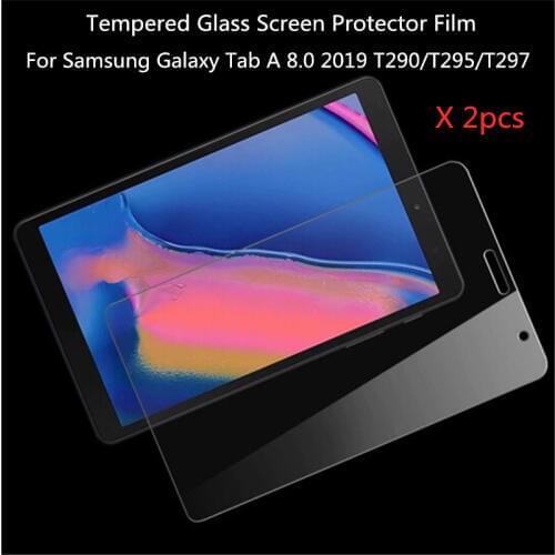 0.3mm 9H 2pcs Tempered Glass Screen Protector For Samsung Galaxy Tab A 8.0 2019 T290 T295 T297 SM-T290 SM-T295 Tablet Glass Film