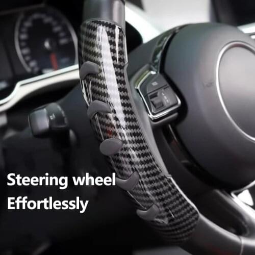 1 Pair 360-degree Rotation Non-slip Car Steering Wheel Cover Steering Wheel Booster Car Auxiliary Rotator Booster Pad Auto Parts