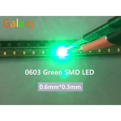 16000pcs/lot SMD 0603 led Super Bright green Water Clear LED Light Diode 0603 smd led Green diodes 1.6*0.8*0.4mm Free Shipping