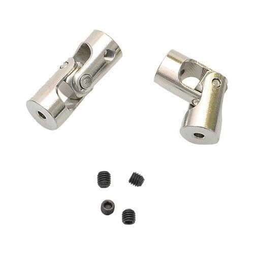 2PCS Stainless Steel Drive Shaft Universal Joint Gimbal Coupling Cardan Outer Diameter 8/9/11/15/16mm for DIY RC Car Boat