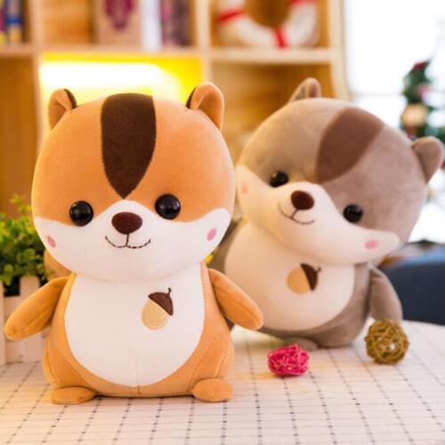 30cm Cartoon Plush Squirrel Creative Down Cotton Squirrel Plush Toy Pillow Child Birthday Gift Hamster Doll peluche