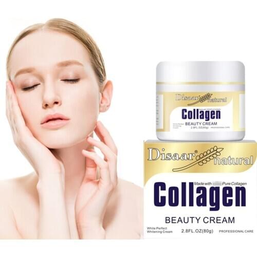 80ml Face Cream Collagen Aloe Moisturizer Anti Wrinkle Anti Aging Nourishing Serum Collagen whitening Gel Skin Care