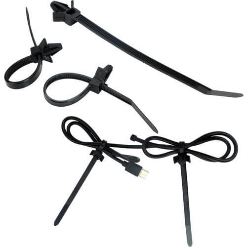 Car Wire Organizers Cable Clamp Clips Cable Ties Management Wire Harness Fastener 16 Pieces For Car Corrugated Pipe Car-styling