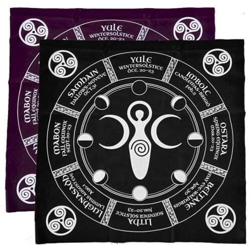 Tarot tablecloth velvet divination altar cloth board game wealth astrology oracle card mat