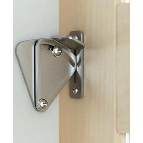 DIYHD barn door lock stainless steel barn door latch black barn door lock for sliding barn door