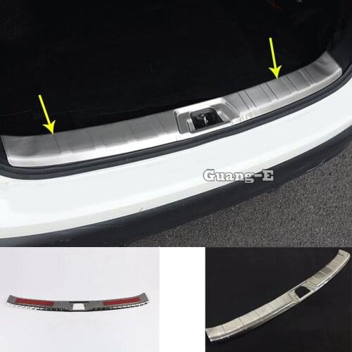 Car Stainless Steel Back Rear Pedal Door Scuff Plate Frame Internal Inside Threshold 1pcs For Nissan Qashqai 2019 2020 2021